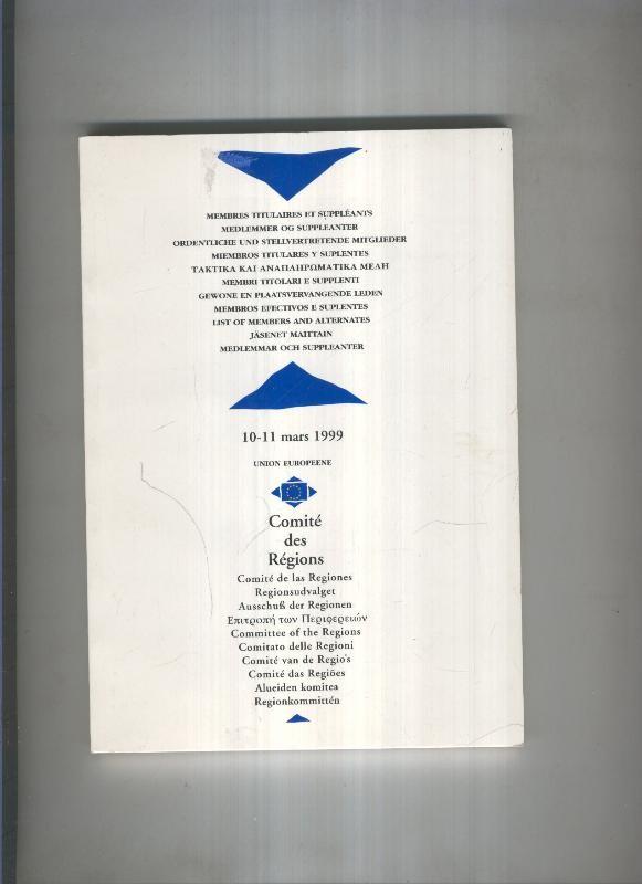 Comite des regions 10-11 mars 1999