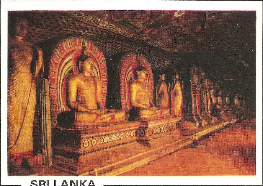 Postal 043746 : Sri Lanka The Image House of the second cave at Dambulla Rock Temple
