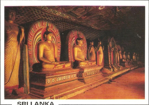 Postal 043746 : Sri Lanka The Image House of the second cave at Dambulla Rock Temple
