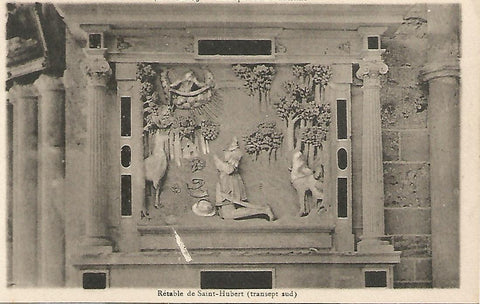 Postal 52508: VEZELAY. Retablo de Saint-Hubert