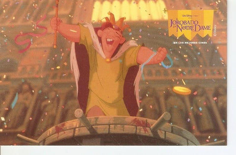 Postal 046475 : El Jorobado de Notre Dame. Disney