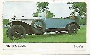 CROMO 387 ALBUM COCHES MOTOR 16: HISPANO SUIZA
