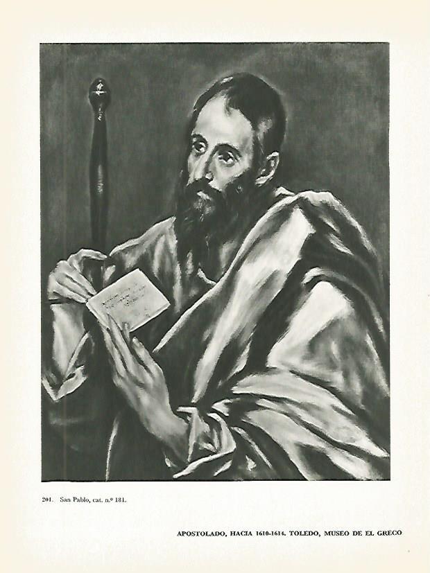 LAMINA 2045: EL GRECO. San Pablo