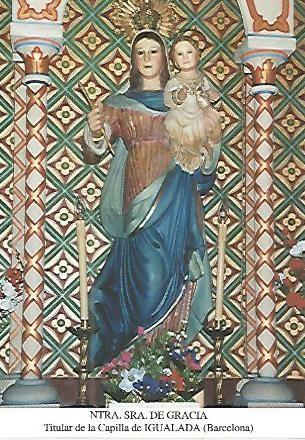 POSTAL 54285: Nuestra Señora de Gracia. Igualada Barcelona