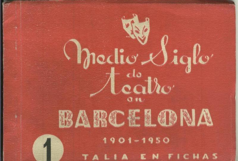 Medio siglo de teatro en Barcelona