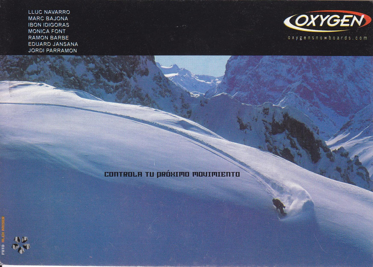 Postal 60701: Publicitaria articulos para la nieve OXYGEN