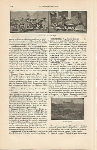LAMINA ESPASA 4371: Carreta china carreta filipina y carreta gallega