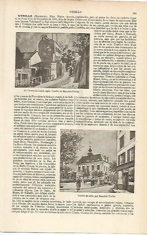 LAMINA ESPASA 4653: El Cabaret de Lapin Agile por Utrillo