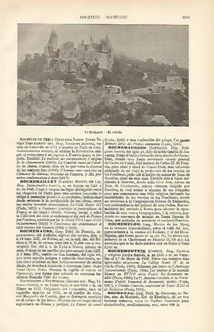 LAMINA ESPASA 6721: Casstillo de Rochepot Francia