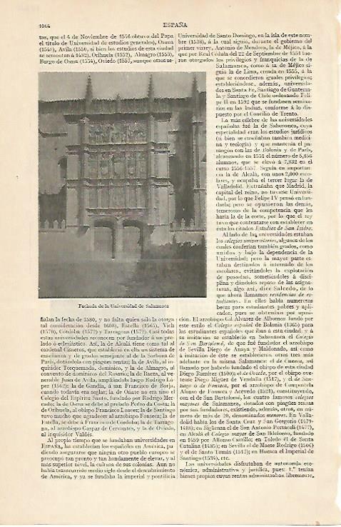 LAMINA ESPASA 10316: Universidad de Salamanca