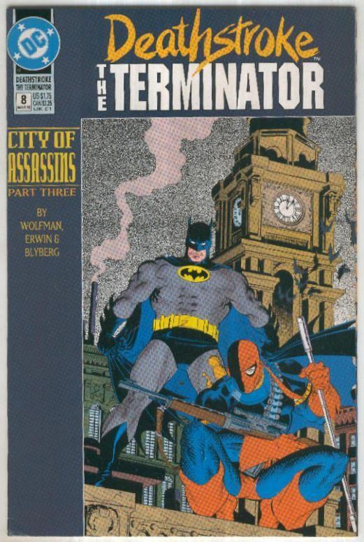 DEATHSTROKE: The Terminator, Vol.1 No.08: City of Assasins 3 (DC 1992)