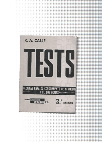Los Tests para el conocimiento de si mismo y de los demas ( II )