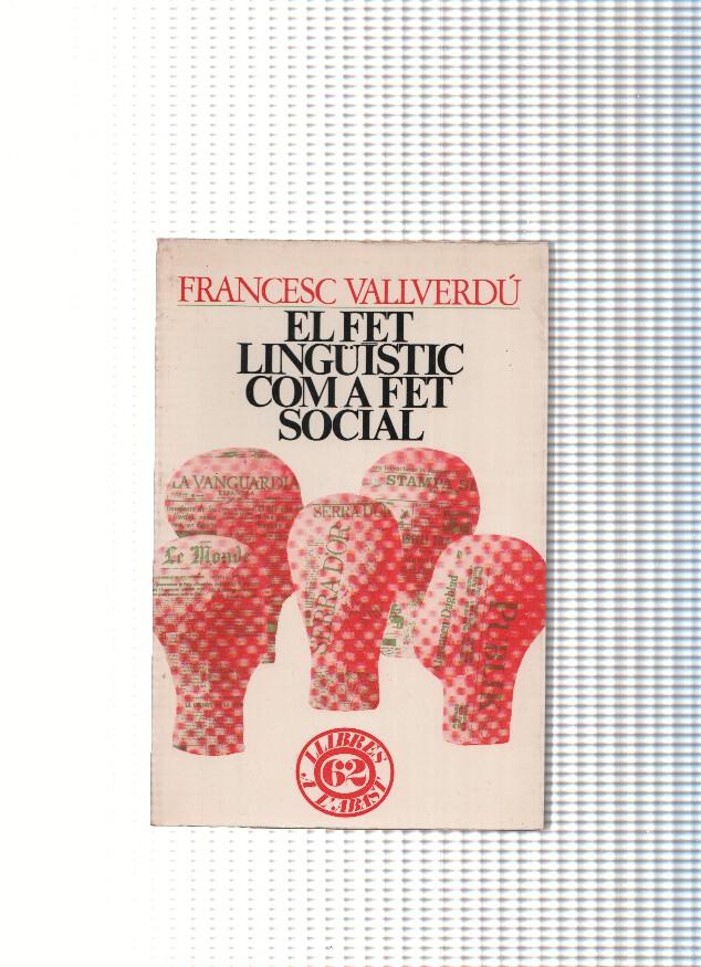 El fet linguistic com a fet social