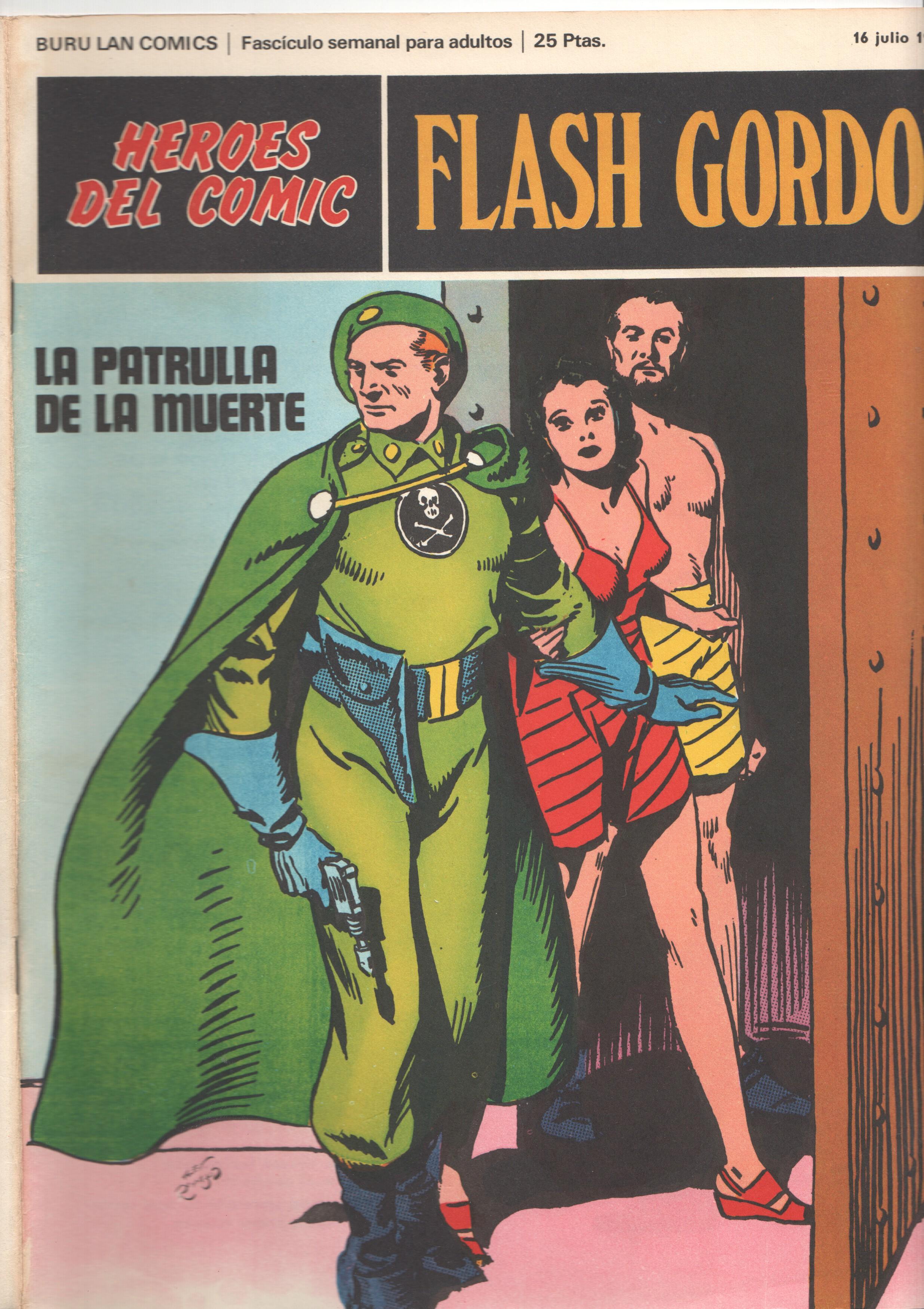 Flash Gordon de Burulan numero 010: La patrulla de la muerte (numerado 2 en trasera)