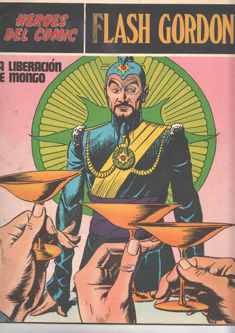 Flash Gordon de Burulan numero 011 (numerado 1 en trasera): La liberacion de Mongo 