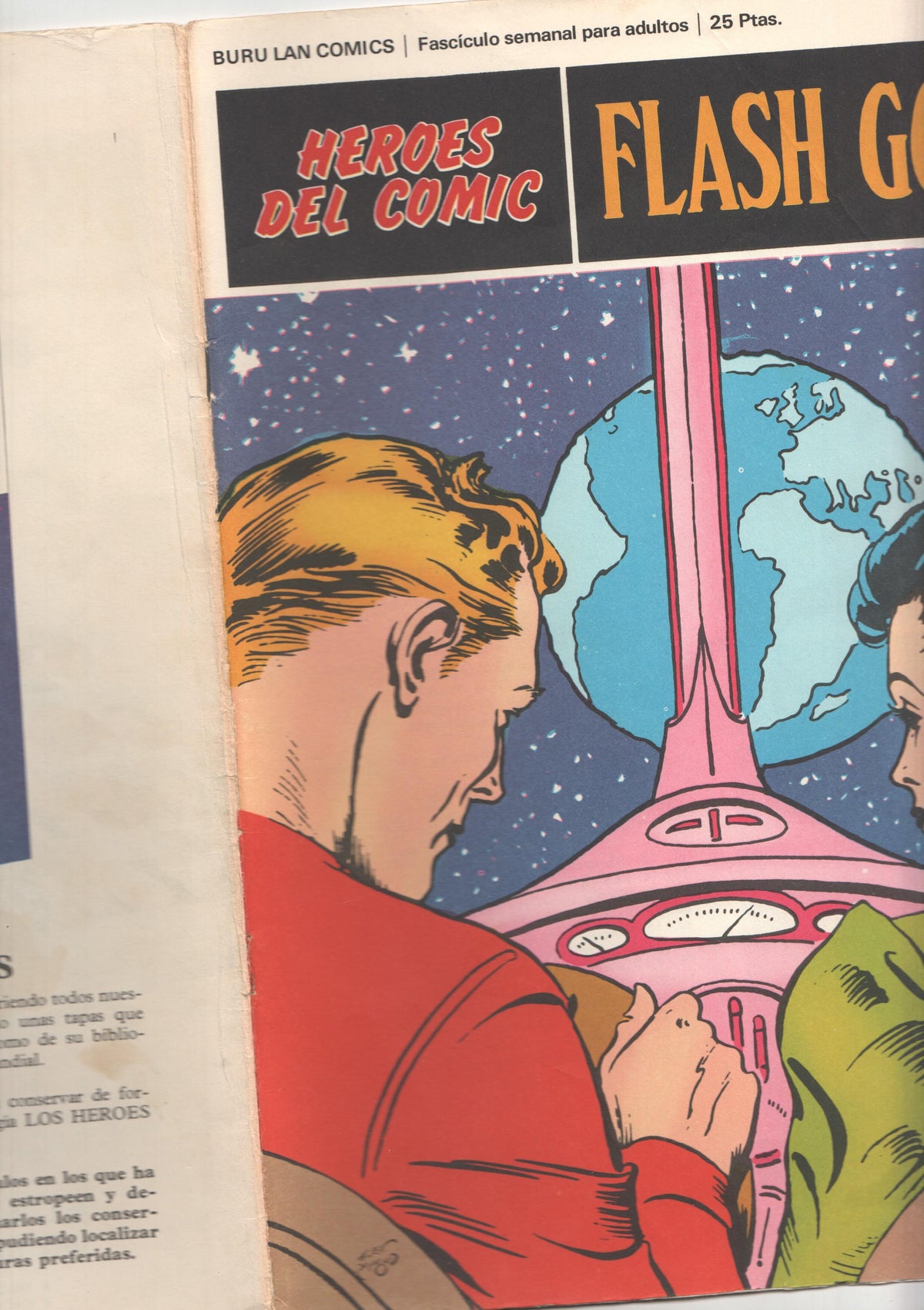 Flash Gordon de Burulan numero 012: Hacia nuevos horizontes (numerado 2 en trasera)