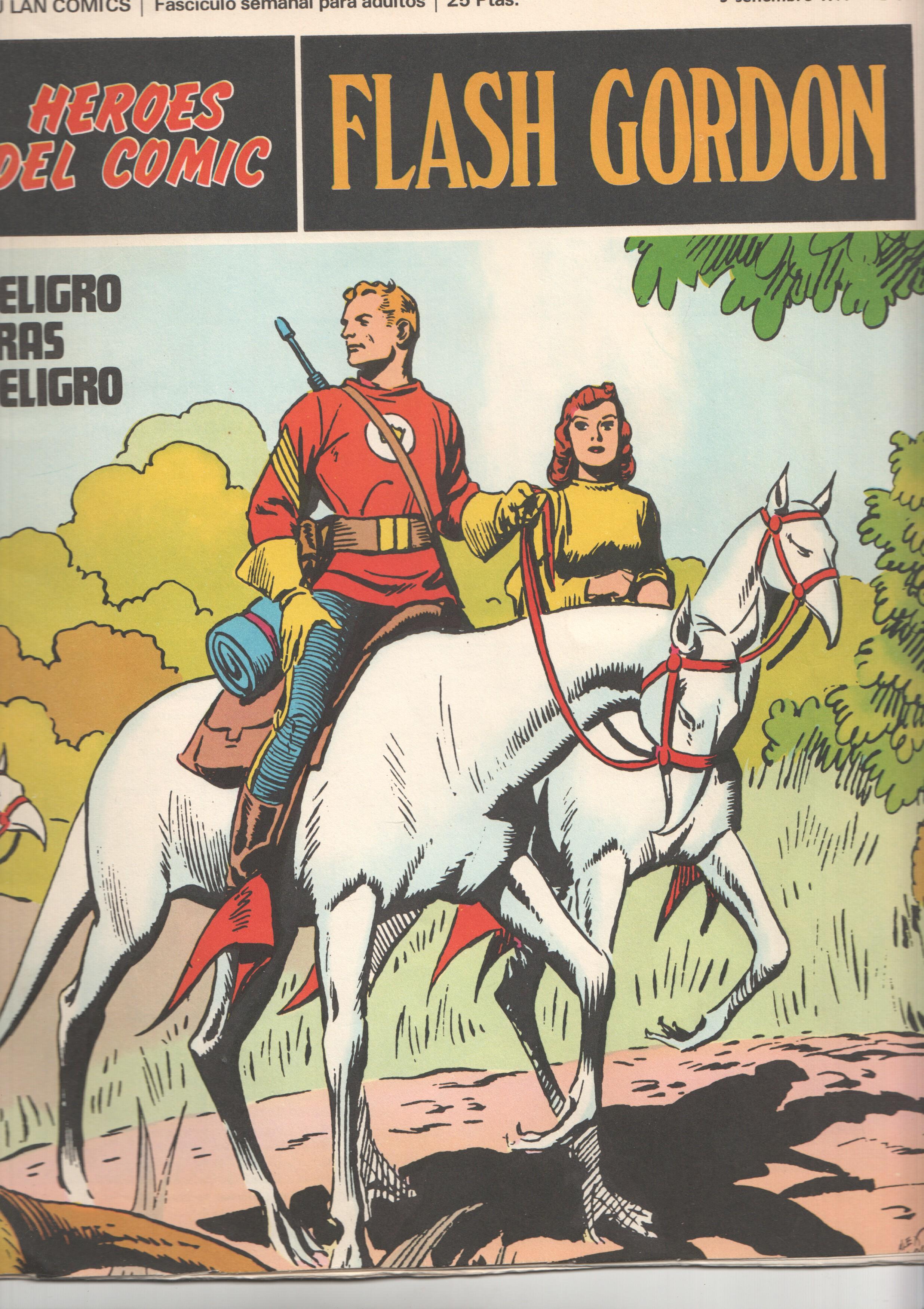 Flash Gordon de Burulan numero 017 (numerado 1 en trasera): Peligro tras peligro