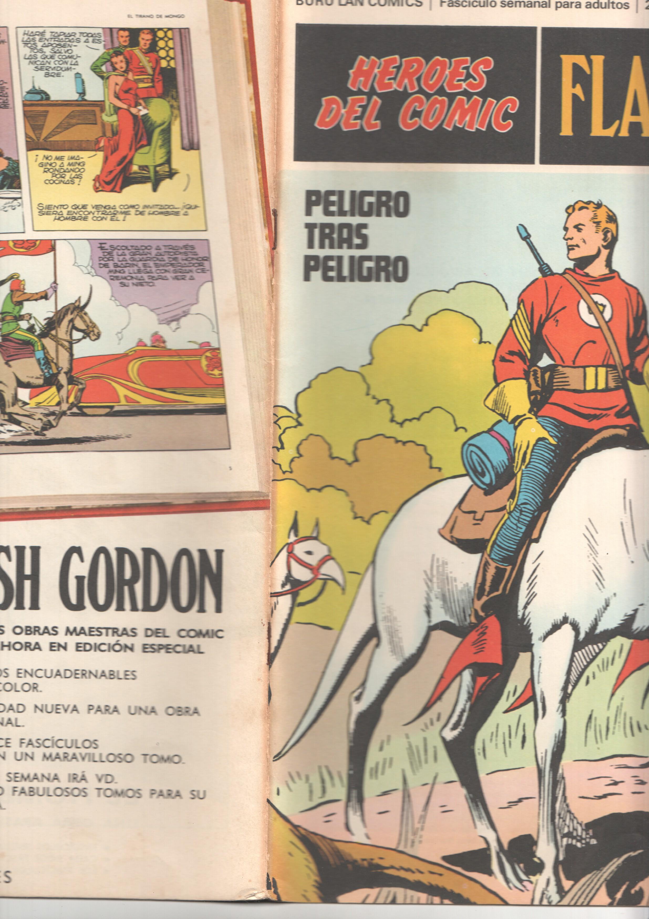 Flash Gordon de Burulan numero 017 (numerado 2 en trasera): Peligro tras peligro