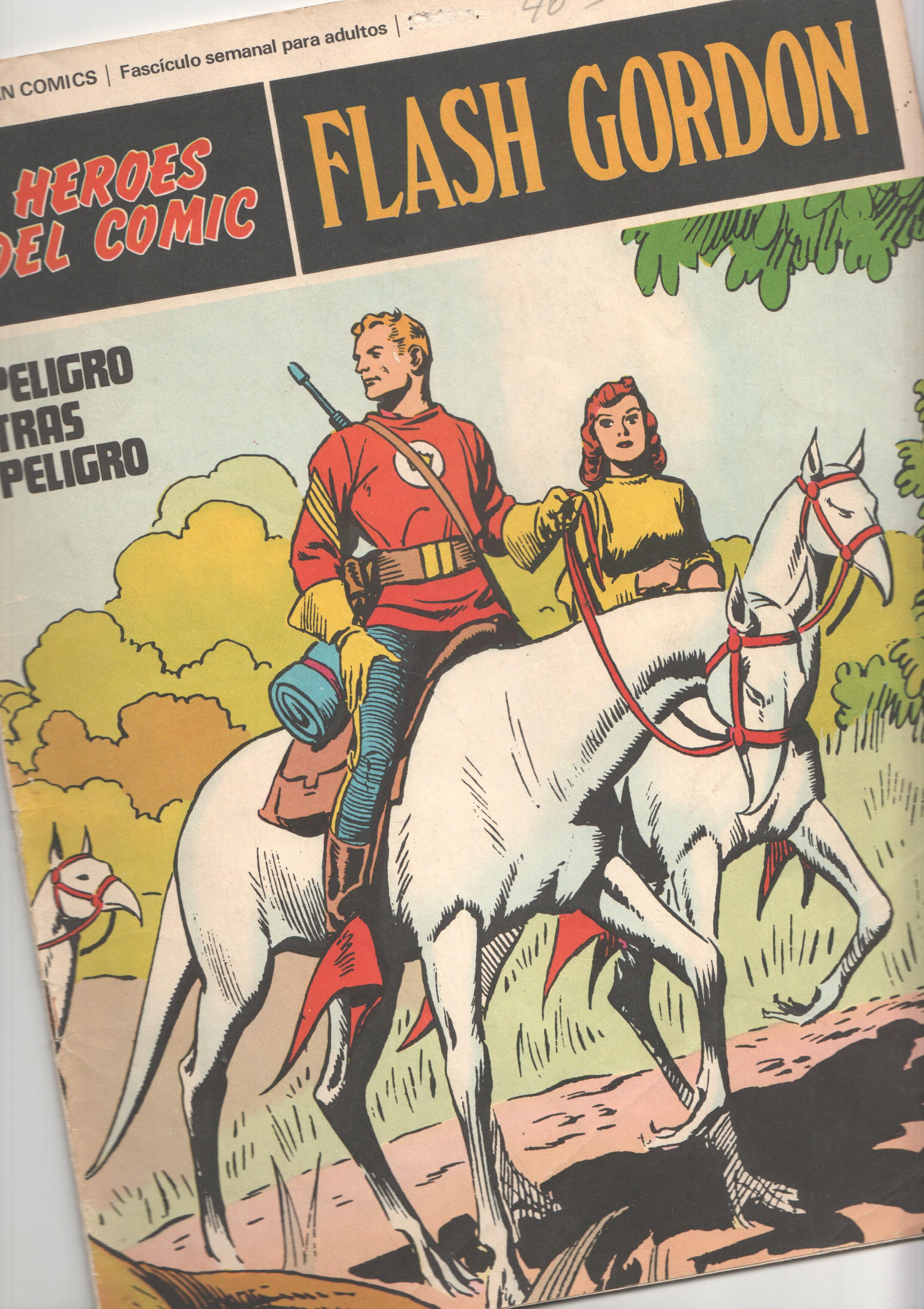 Flash Gordon de Burulan numero 017 (numerado 3 en trasera): Peligro tras peligro