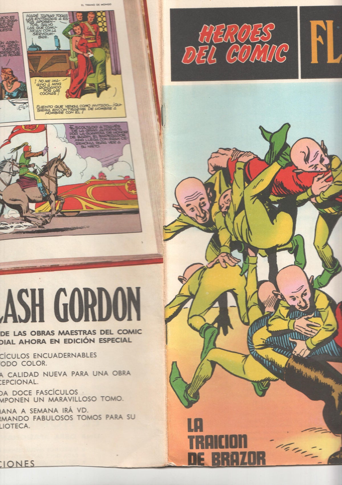 Flash Gordon de Burulan numero 018 (numerado 2 en trasera): La traicion de Brazor