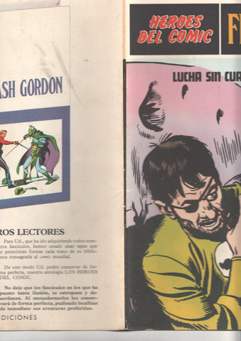 Flash Gordon de Burulan numero 023 (numerado 2 en trasera): Lucha sin cuartel