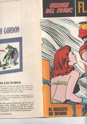 Flash Gordon de Burulan numero 024 (numerado 2 en trasera): El rescate de Desira