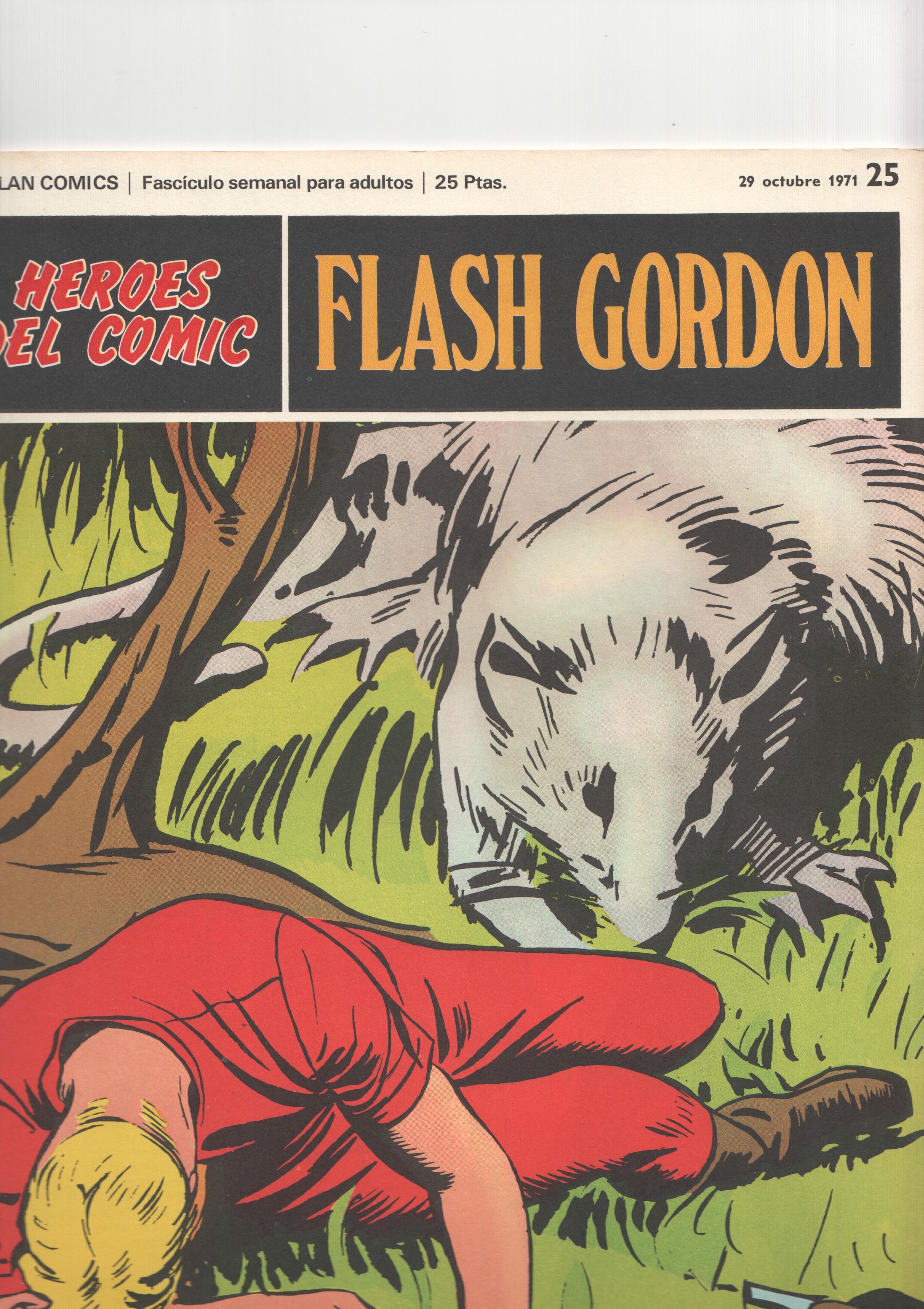 Flash Gordon de Burulan numero 025 (numerado 4 en trasera): Traicion