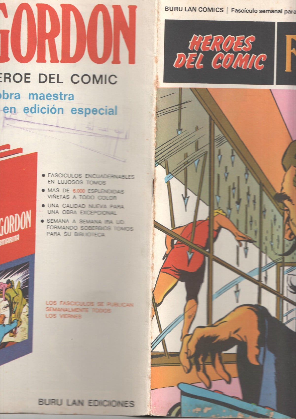 Flash Gordon de Burulan numero 026 (numerado 2 en trasera): La prueba de las lanzas