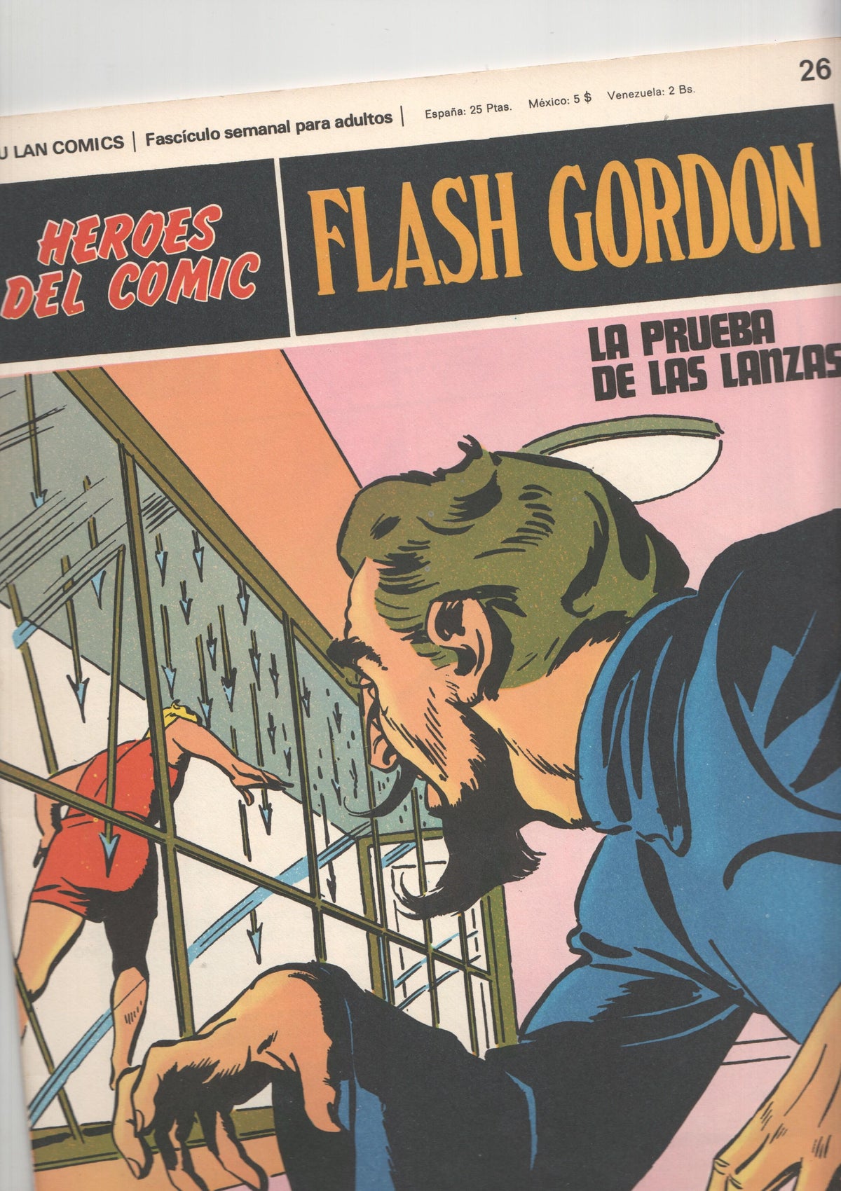 Flash Gordon de Burulan numero 026 (numerado 4 en trasera): La prueba de las lanzas