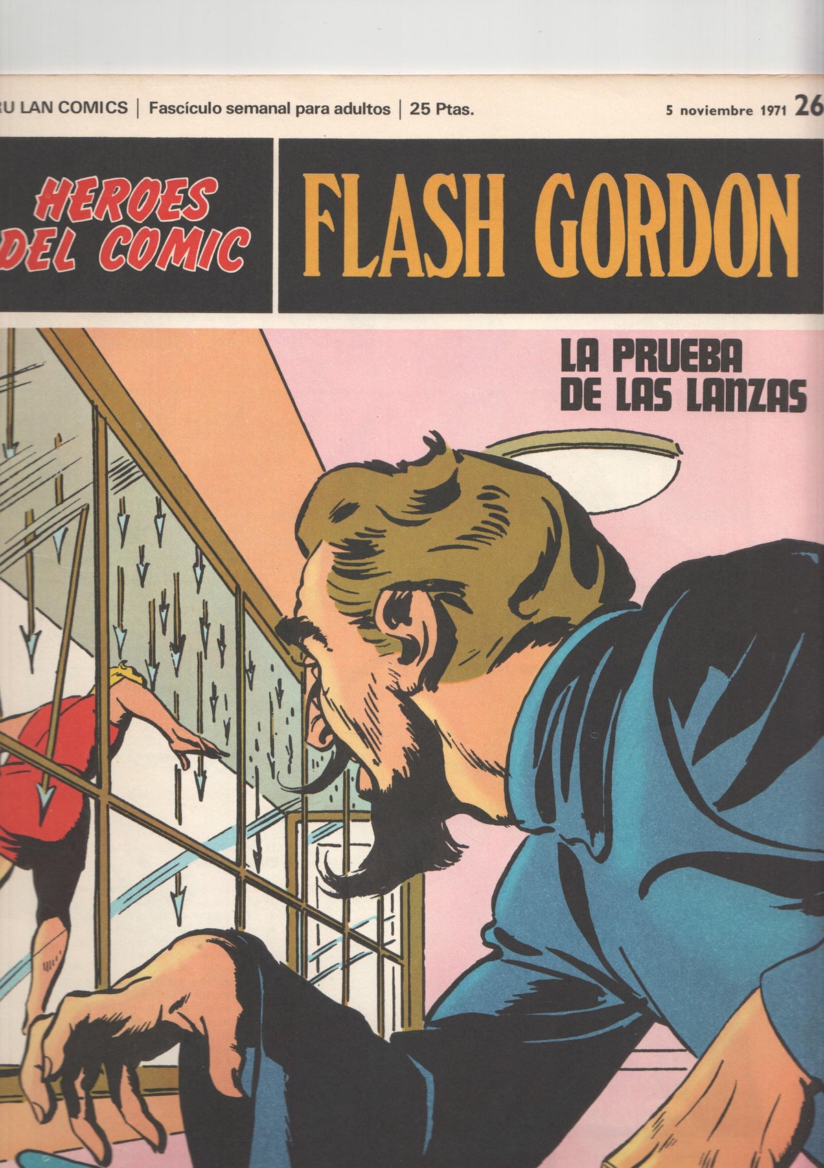 Flash Gordon de Burulan numero 026 (numerado 5 en trasera): La prueba de las lanzas