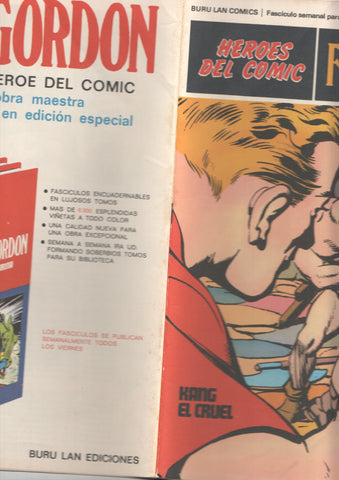 Flash Gordon de Burulan numero 027 (numerado 5 en trasera): Kang el cruel