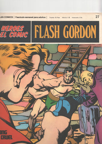 Flash Gordon de Burulan numero 027 (numerado 7 en trasera): Kang el cruel