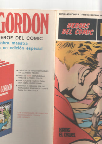 Flash Gordon de Burulan numero 027 (numerado 8 en trasera): Kang el cruel