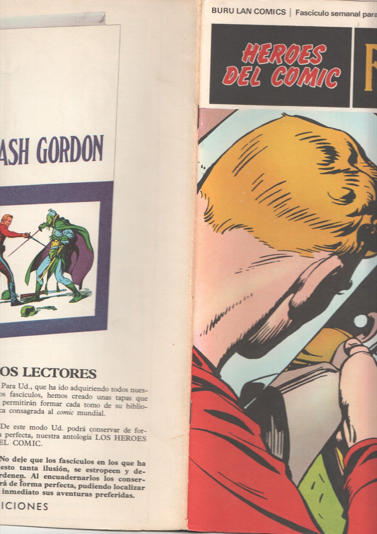 Flash Gordon de Burulan numero 036 (numerado 2 en trasera): Guerra a muerte