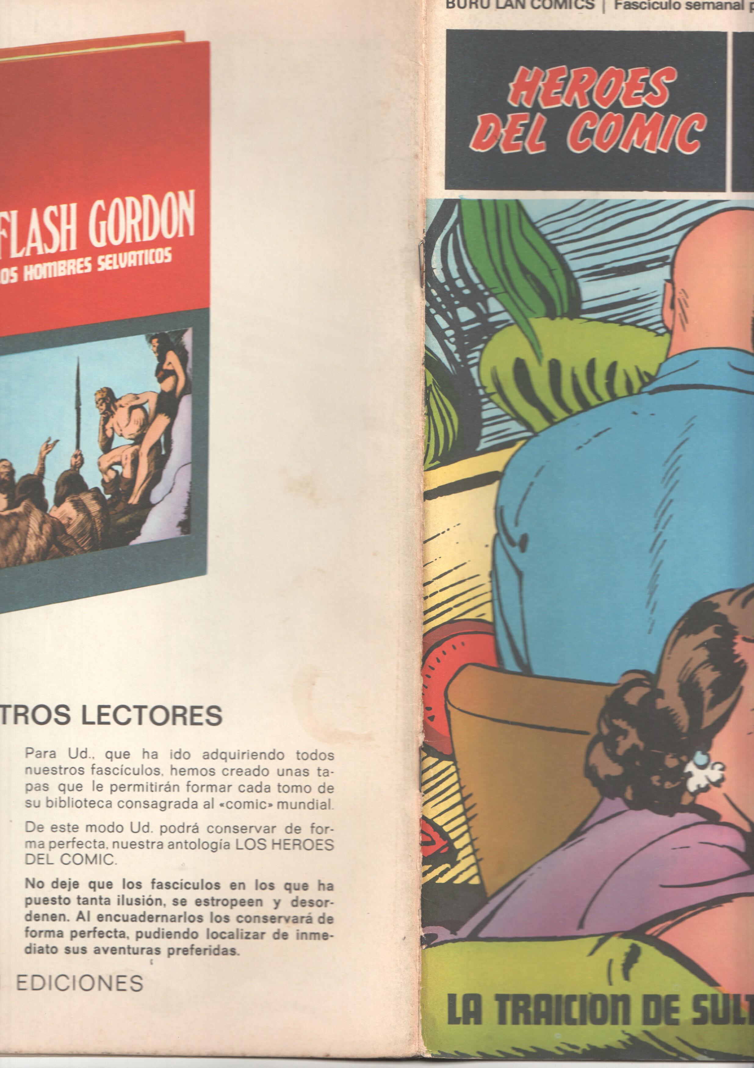 Flash Gordon de Burulan numero 037 (numerado 2 en trasera): La traicion de Sultra