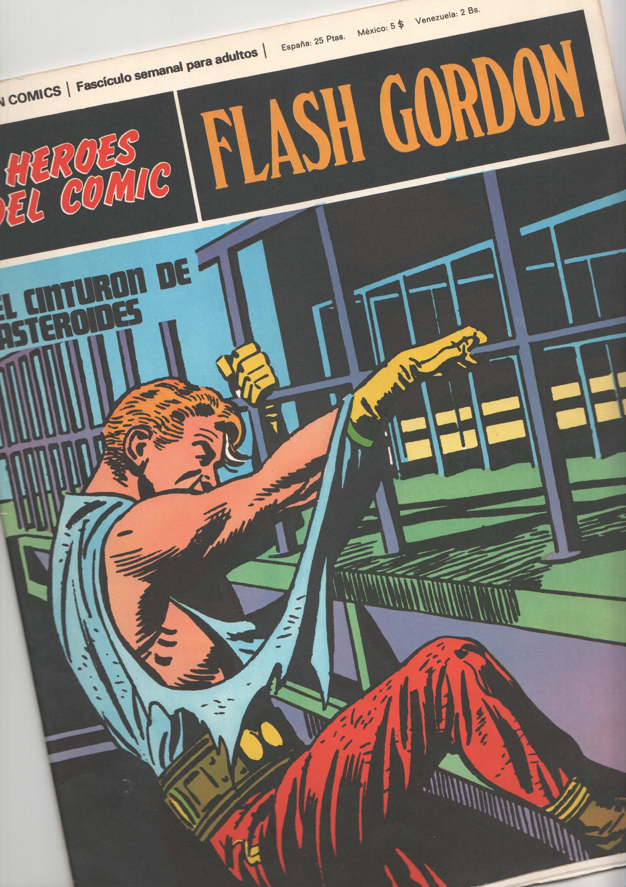 Flash Gordon de Burulan numero 042 (numerado 2 en trasera): El cinturon de Asteroides