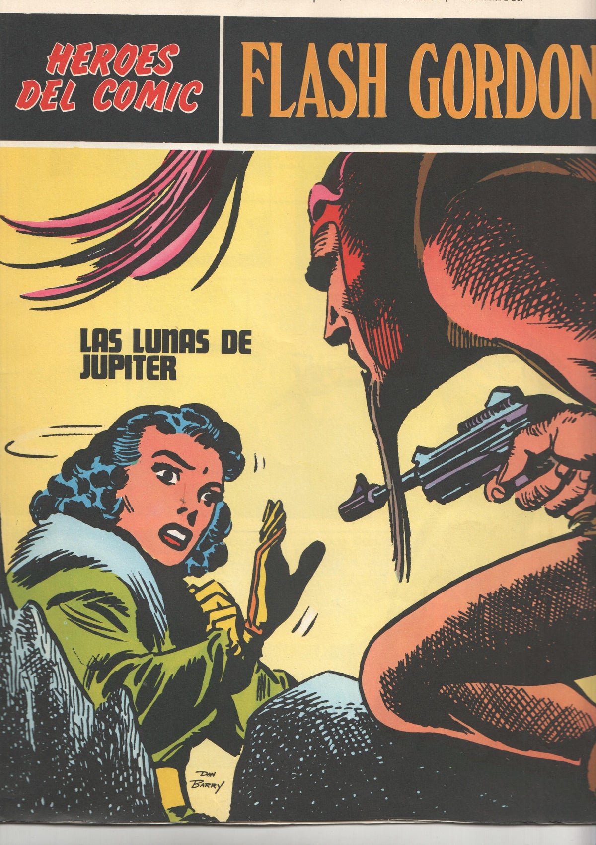 Flash Gordon de Burulan numero 043 (numerado 1 en trasera): Las lunas de Jupiter