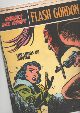 Flash Gordon de Burulan numero 043 (numerado 2 en trasera): Las lunas de Jupiter