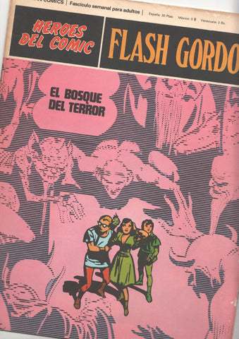 Flash Gordon de Burulan numero 048 (numerado 2 en trasera): El bosque del terror