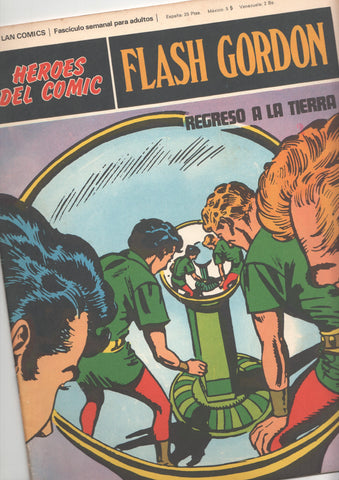 Flash Gordon de Burulan numero 050 (numerado 2 en trasera): Regreso a la tierra