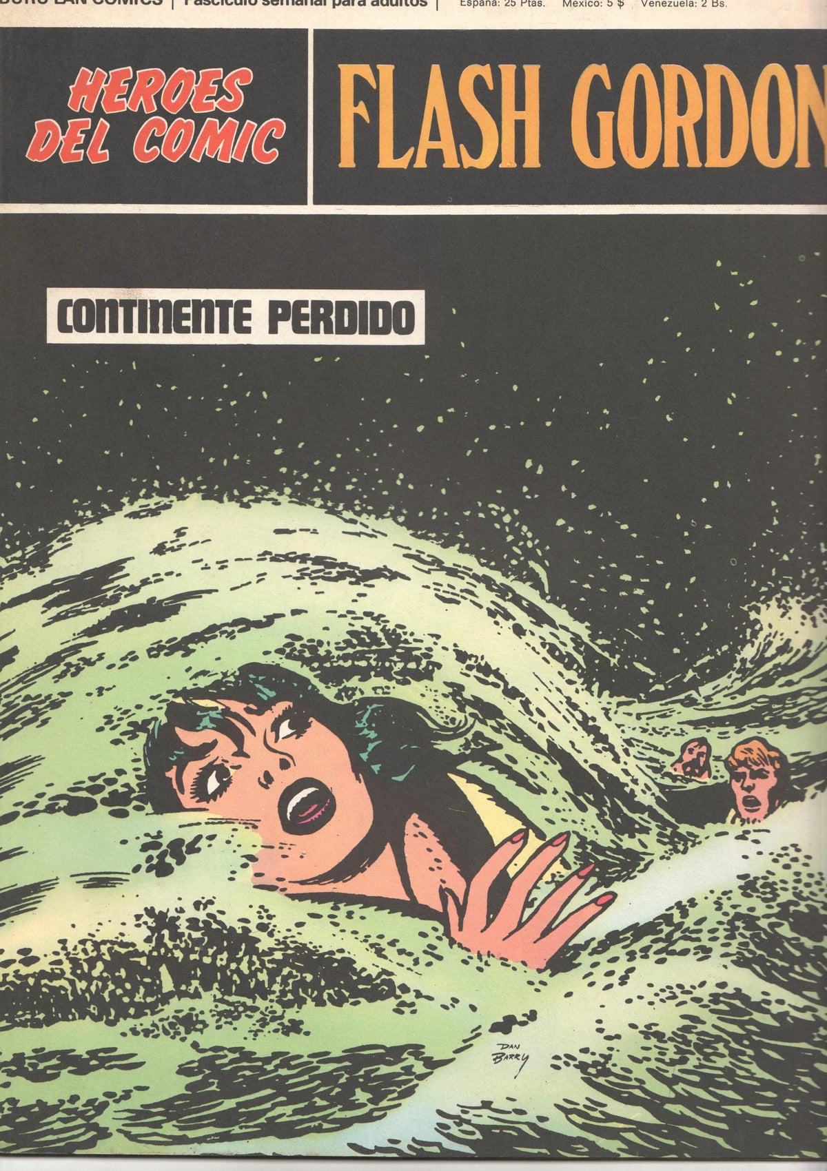 Flash Gordon de Burulan numero 057: Continente perdido