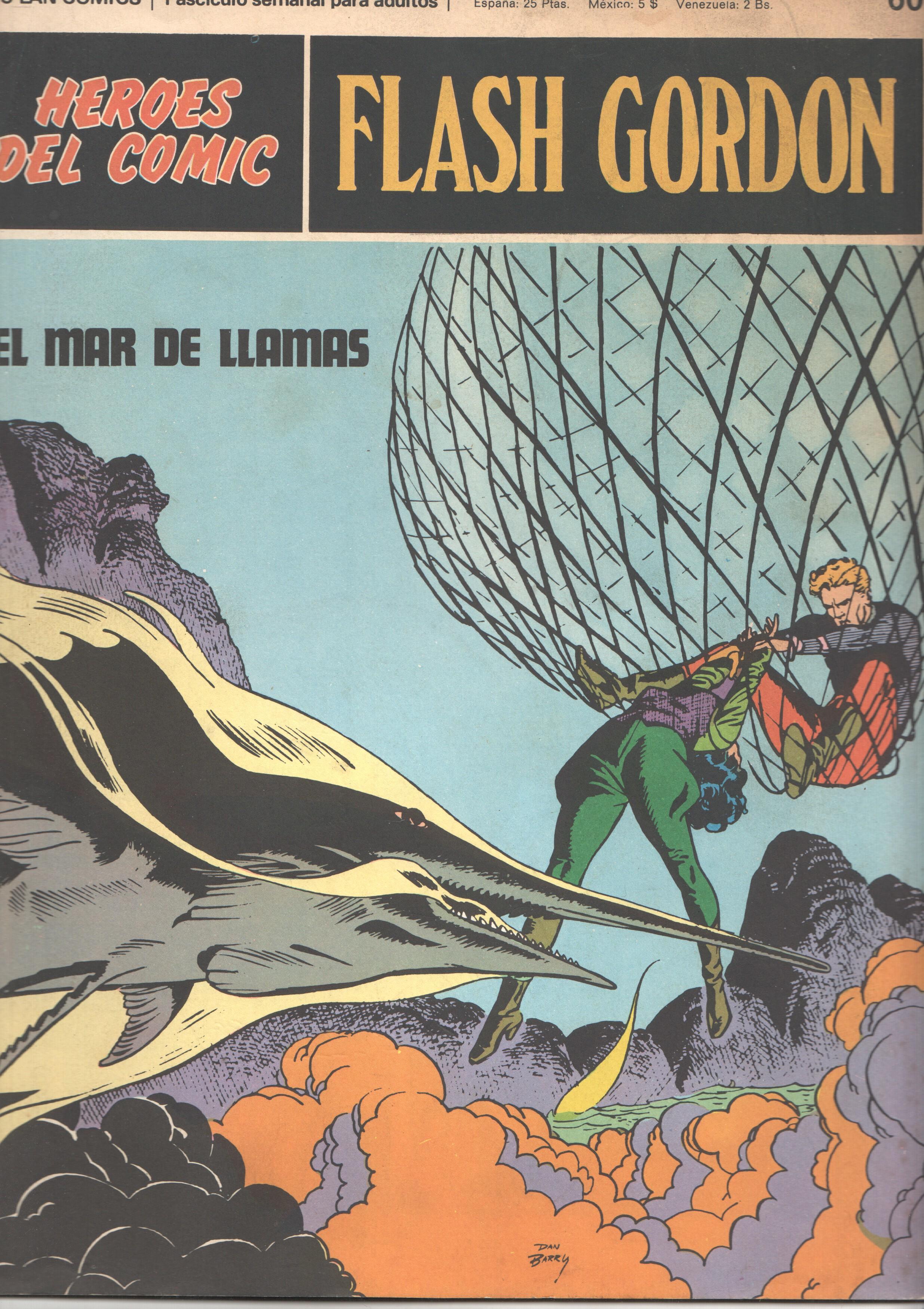 Flash Gordon de Burulan numero 060: El mar de llamas