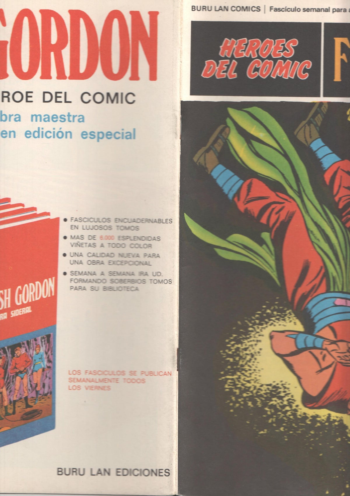 Flash Gordon de Burulan numero 087 (numerado 2 en trasera): Piratas del espacio