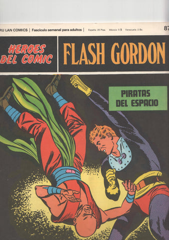 Flash Gordon de Burulan numero 087 (numerado 4 en trasera): Piratas del espacio