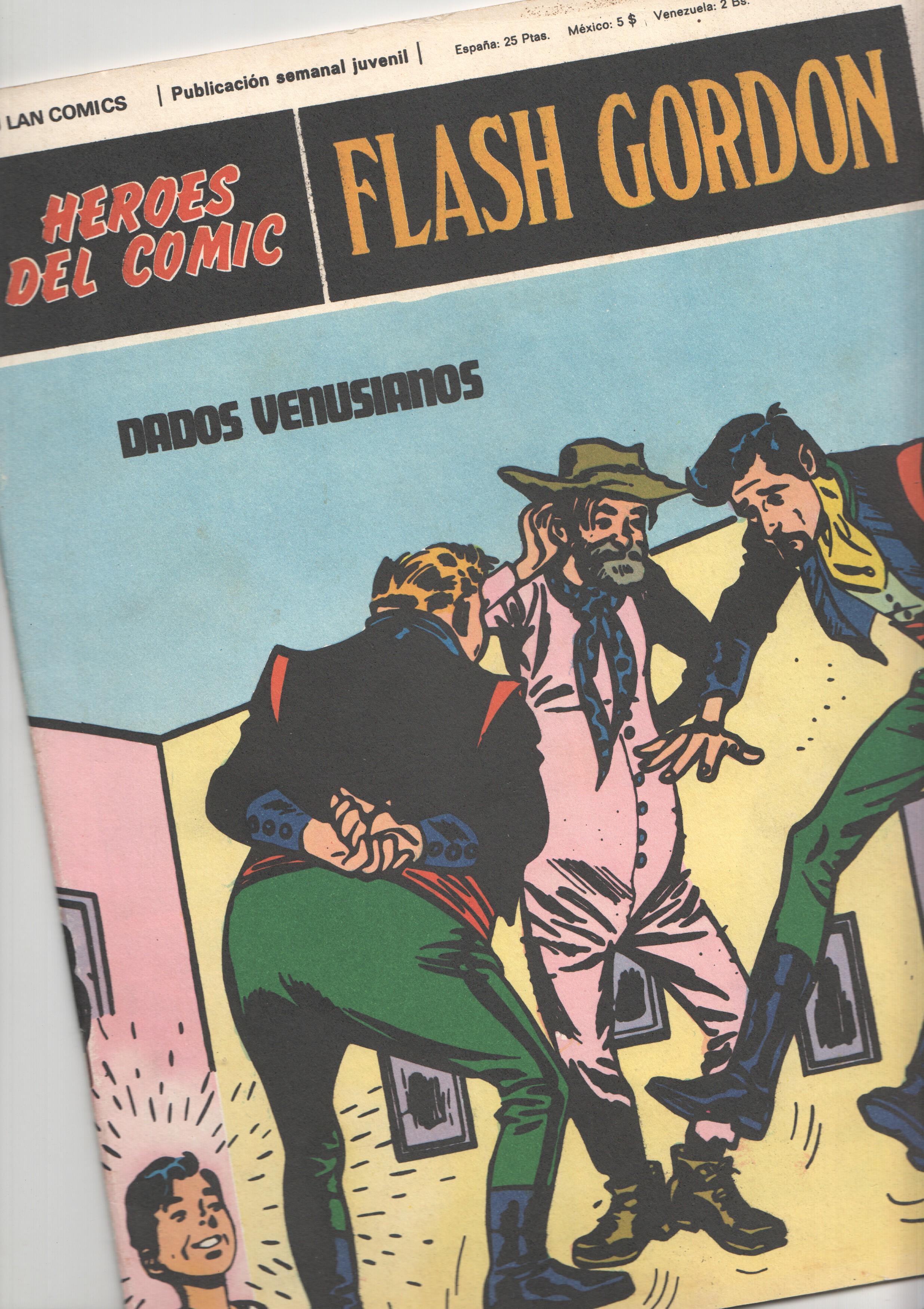 Flash Gordon de Burulan numero 107 (numerado 3 en trasera): Dados Venusianos