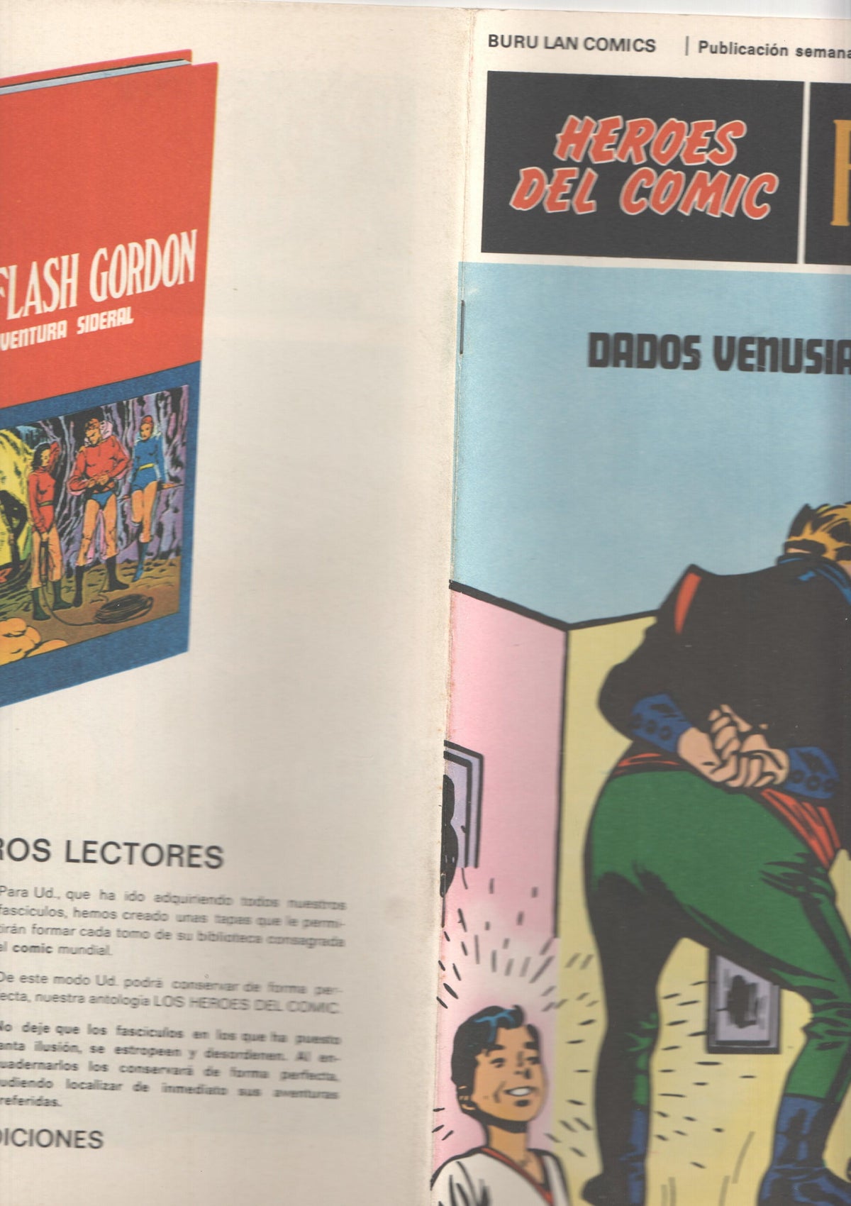 Flash Gordon de Burulan numero 107 (numerado 4 en trasera): Dados Venusianos