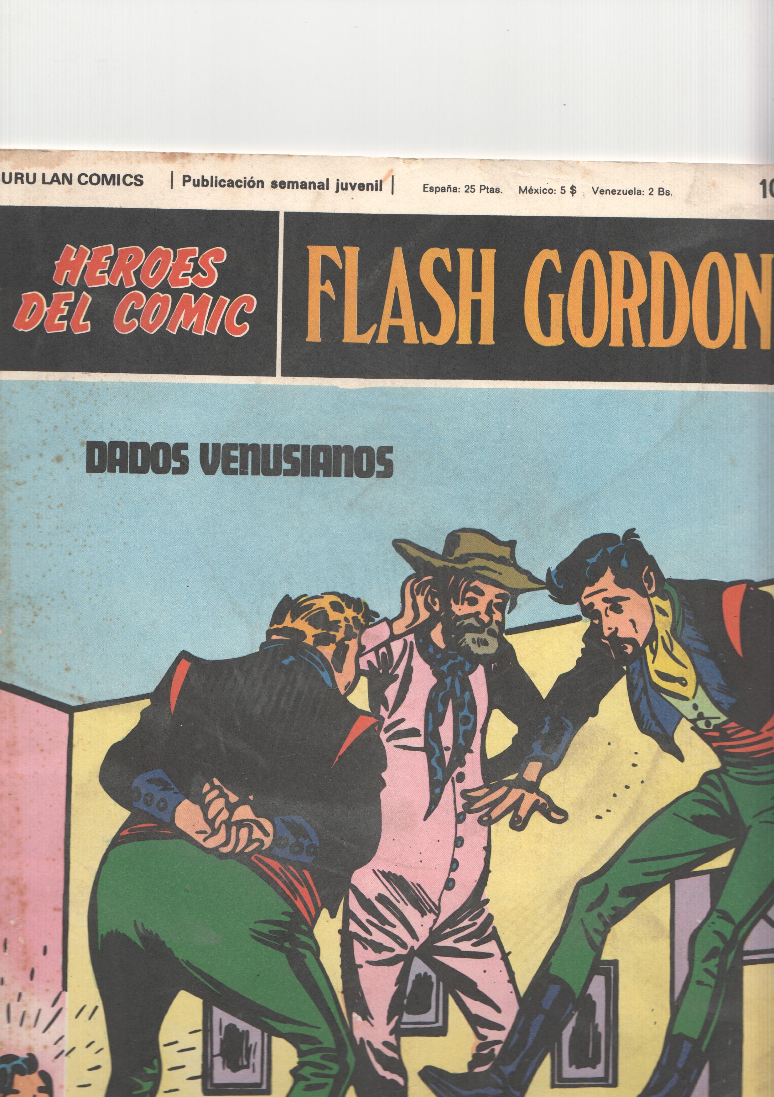 Flash Gordon de Burulan numero 107 (numerado 5 en trasera): Dados Venusianos