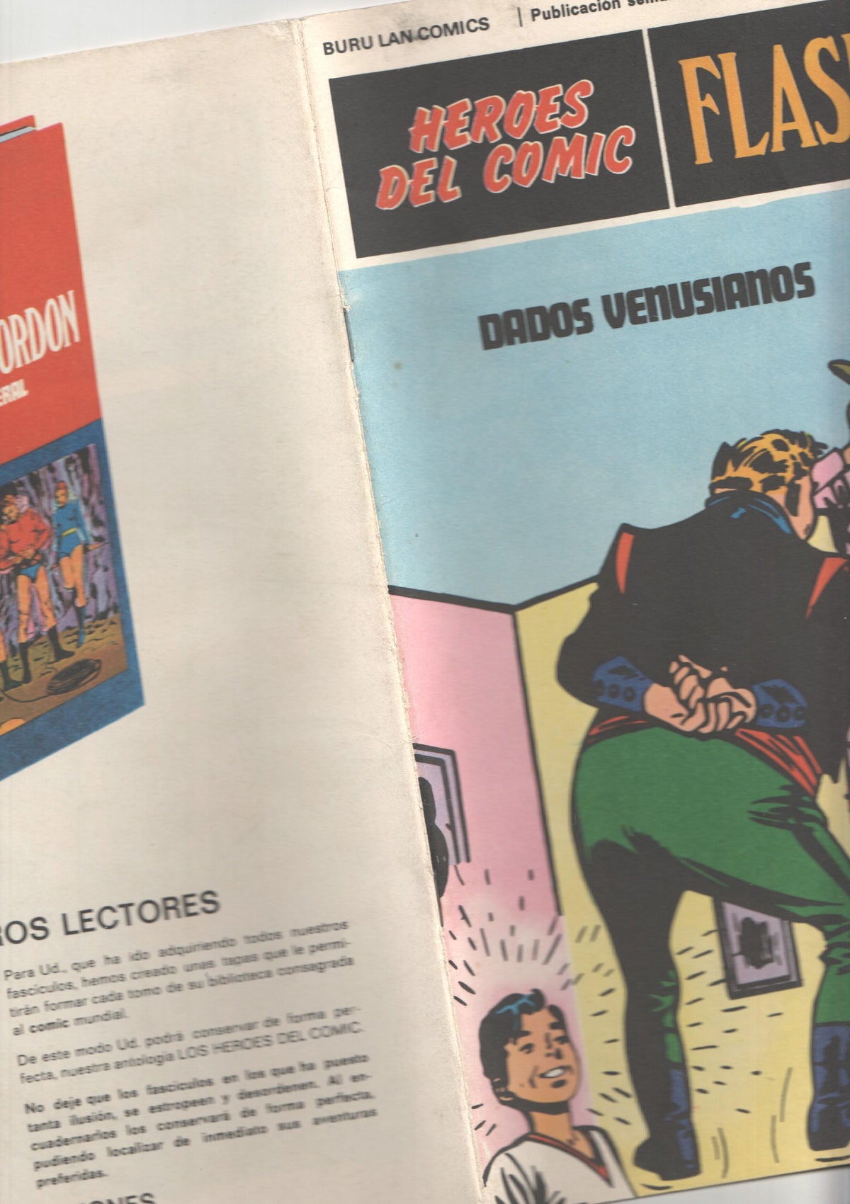 Flash Gordon de Burulan numero 107 (numerado 6 en trasera): Dados Venusianos