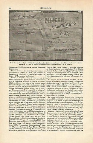 LAMINA ESPASA 15760: Periodicos de Holanda Austria Francia y Hungria