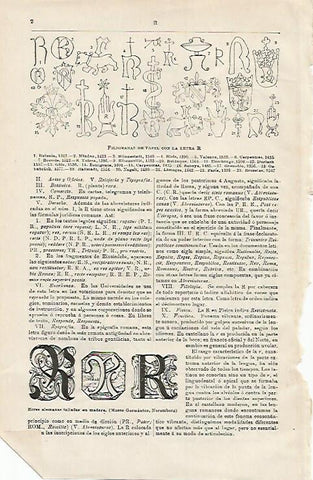 LAMINA ESPASA 15870: Filigranas de papel con la letra R